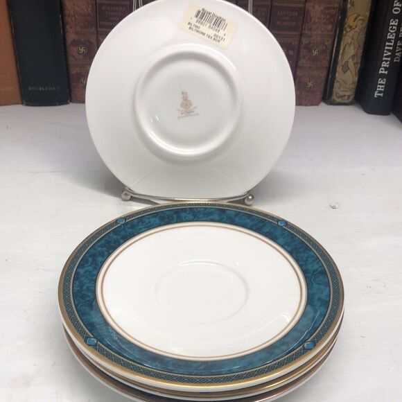 Royal Doulton Biltmore 4pc Replacement Saucers o553 - Picture 4 of 4